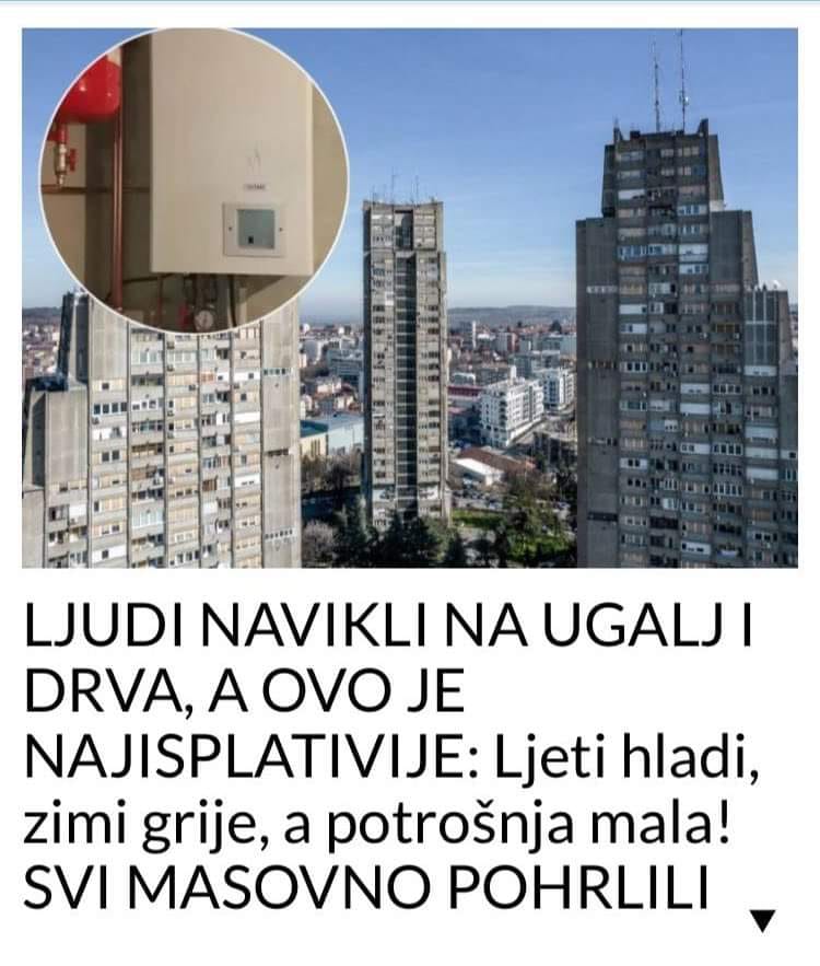 LJUDI NAVIKLI NA UGALJ I DRVA, A OVO GRIJANJE  JE NAJISPLATIVIJE