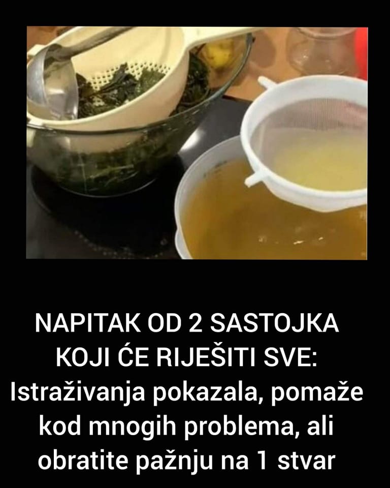 NAPITAK OD 2 SASTOJKA KOJI ĆE RIJEŠITI SVE: