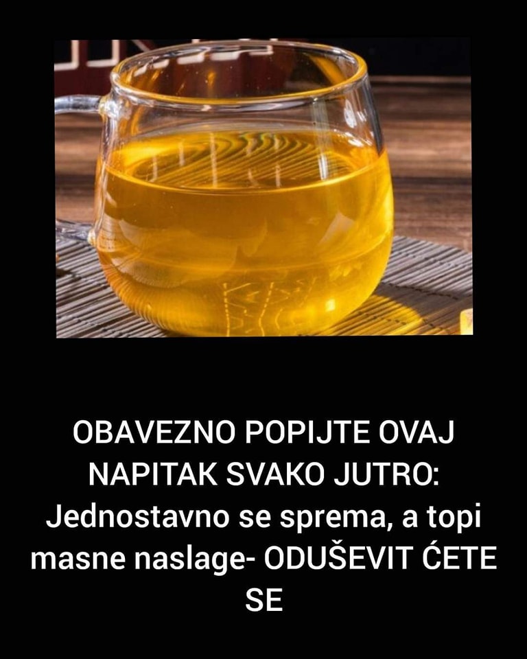 RECEPT ZA NAPITAK KOJI TOPI MASNE NASLAGE