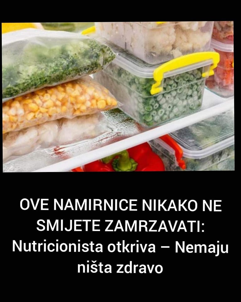 POGLEDAJTE KOJE NAMIRNICE NE SMIJETE ZAMRZAVATI