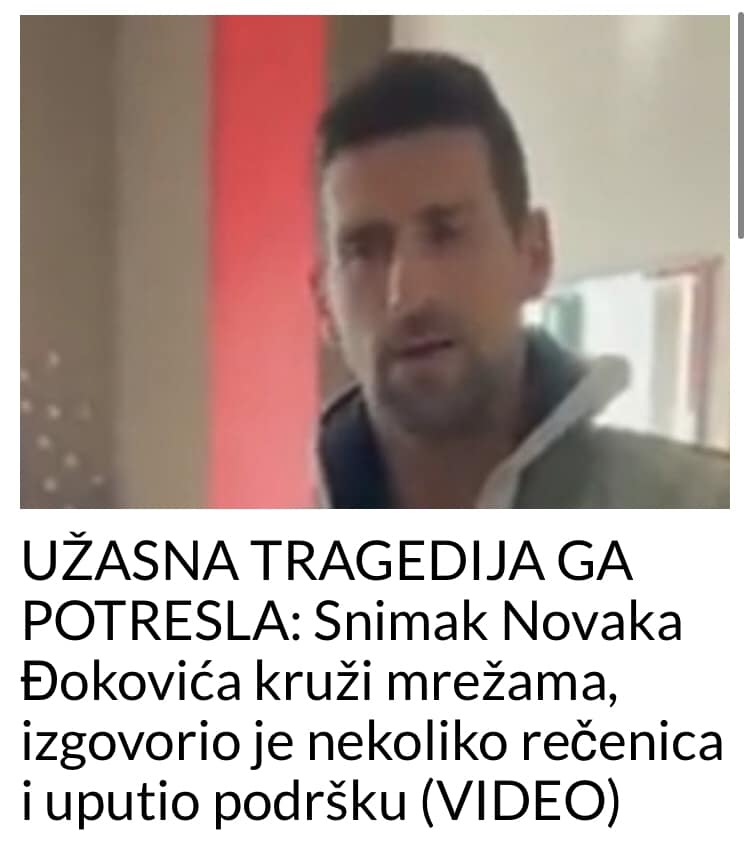 NOVAK UPUTIO PODRŠKU TURCIMA