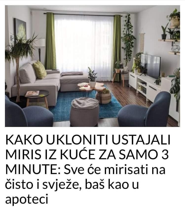 NACIN KAKO DA VAM NESTANE USTAJALI MIRIS IZ KUCE ZA 3 MINUTE