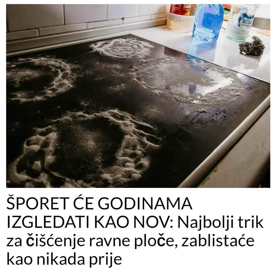 POGLEDAJTE KOJI JE NAJBOLJI TRIK ZA ČIŠĆENJE ŠPORETA