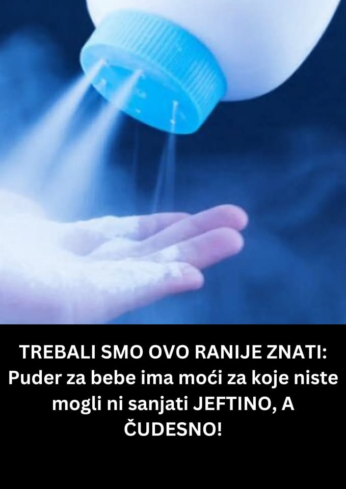 POGLEDAJTE ZA ŠTA JE SVE DOBAR PUDER ZA BEBE