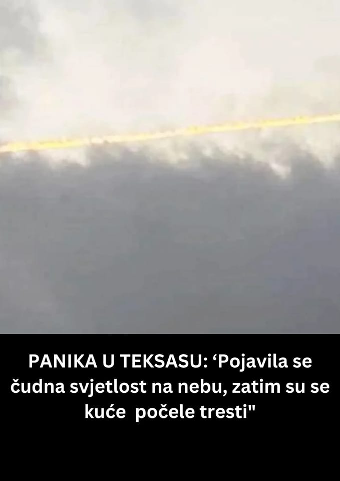 POGLEDAJTE KAKVA SVJETLOST SE POJAVILA NA NEBU