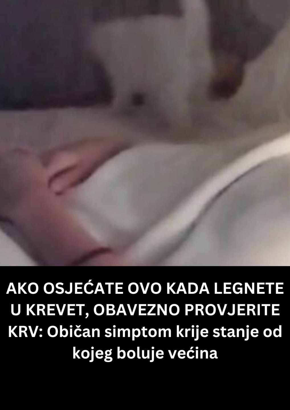 POGLEDAJTE ZBOG CEGA TREBATE PROVJERITI KRVNU SLIKU!