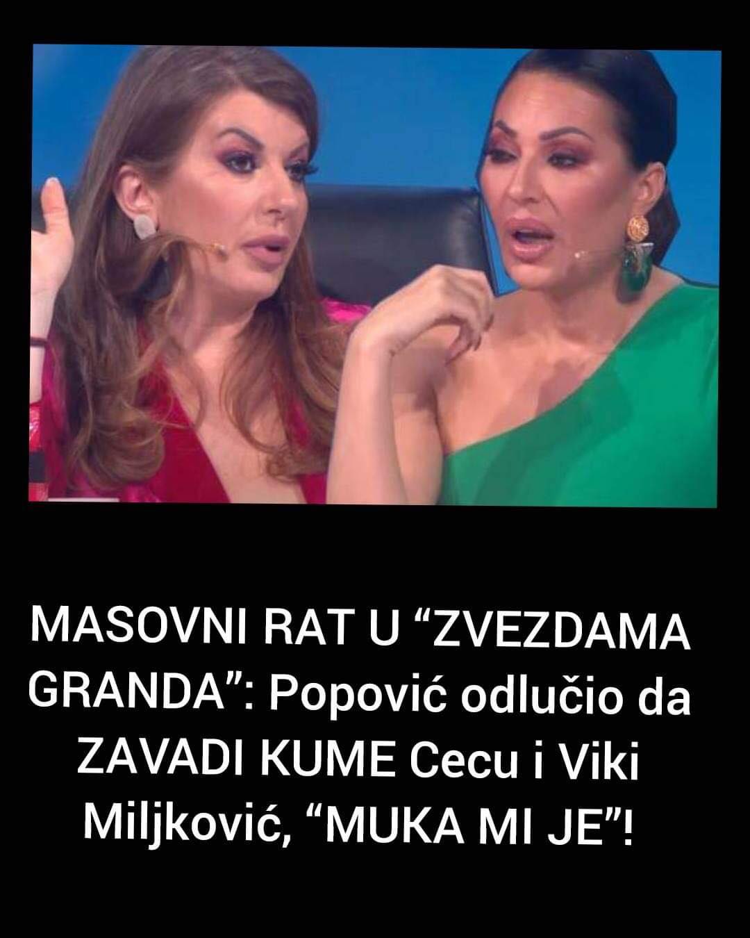 MASOVNI RAT U “ZVEZDAMA GRANDA”: