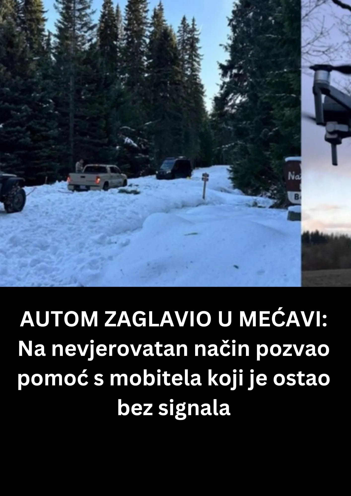 AUTOM ZAGLAVIO U MEĆAVI