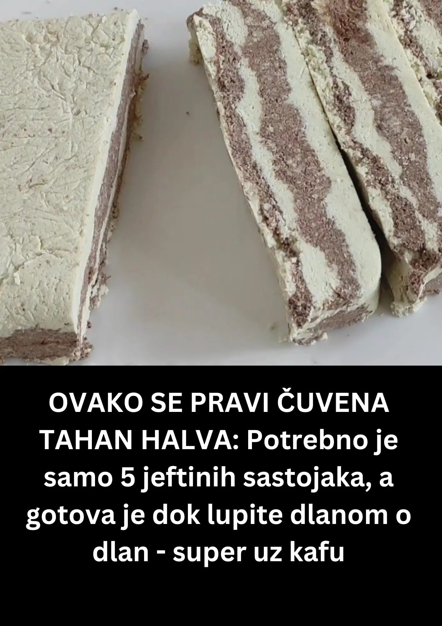 POGLEDAJTE KAKO SE PRAVI CUVENA TAHAN HALVA