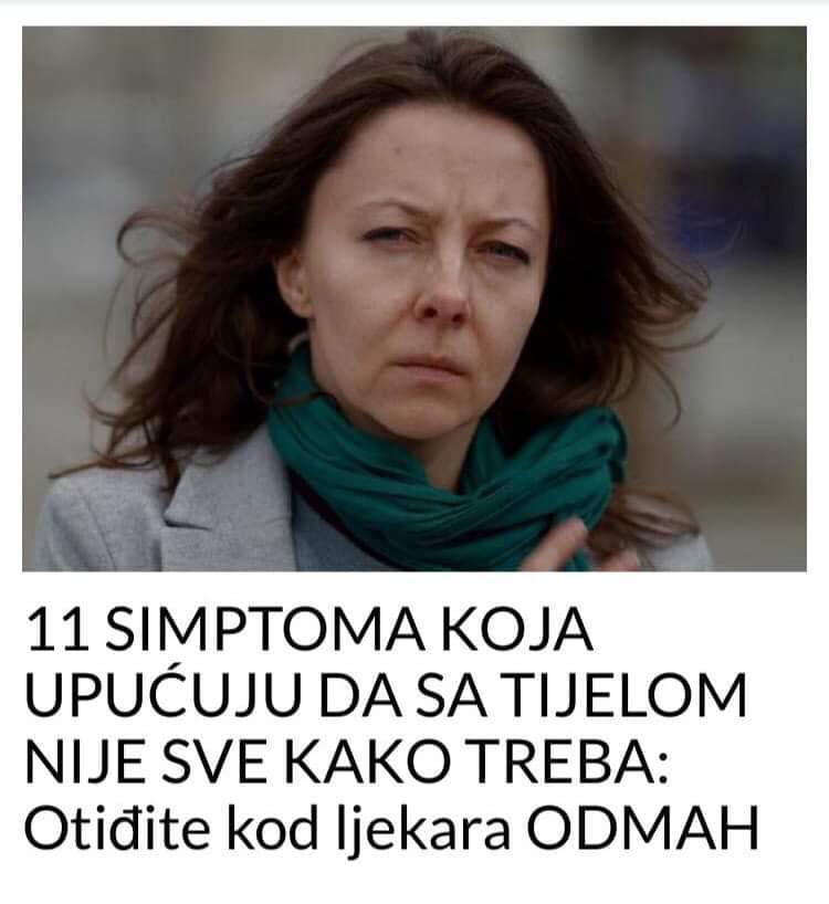 POGLEDAJTE KOJI SIMPTOMI UPUCUJU DA NESTO NIJE KAKO TREBA