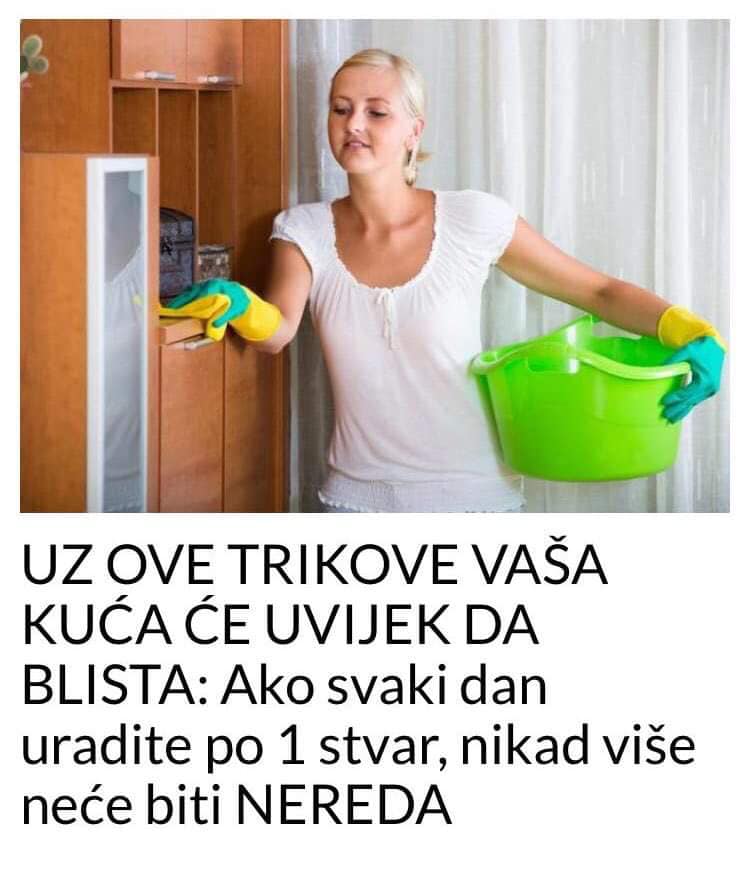 POGLEDAJTE TRIK KAKO DA VAM KUCI STALNO BLISTA