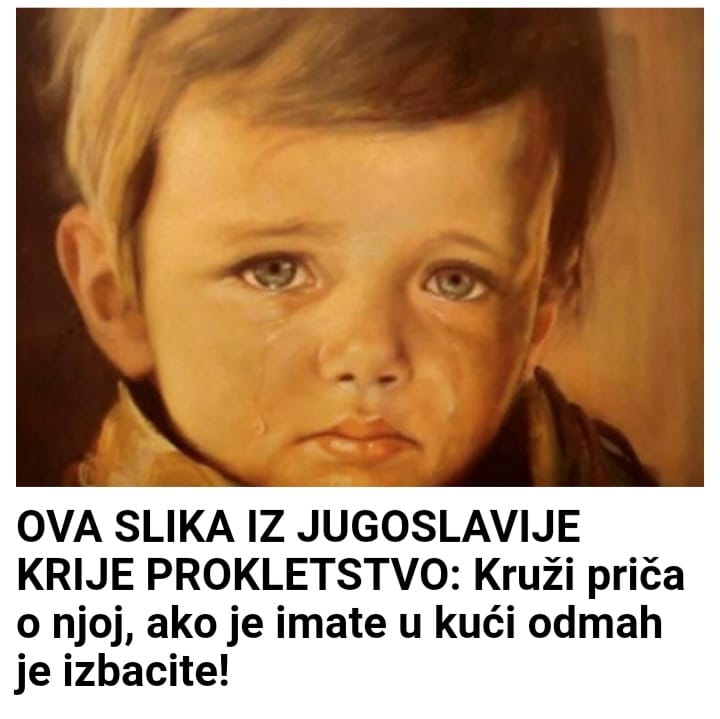 POGLEDAJTE KAKO OVA SLIKA IZ JUGOSLAVIJE KRIJE PROKLETSTVO