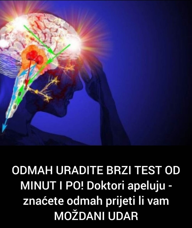 POGLEDAJTE BRZI TEST OD MINUT I PO ZA PREVENCIJU MOŽDANOG UDARA