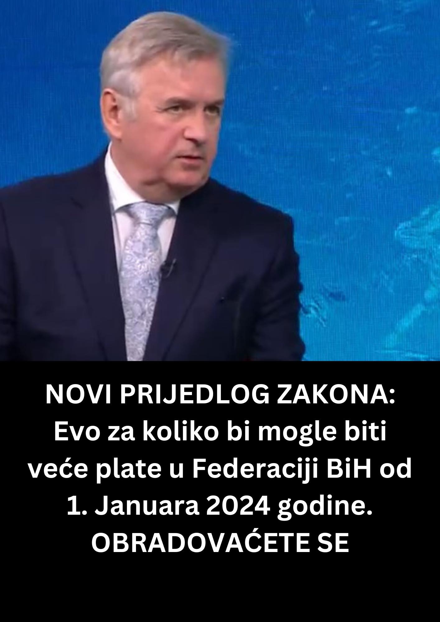 POGLEDAJTE ZA KOLIKO BI MOGLE BITI VEĆE PLATE U FEDERACIJI