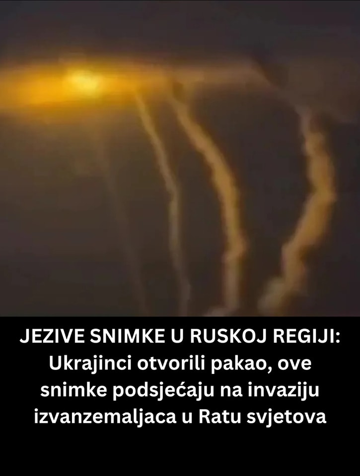 JEZIVE SNIMKE U RUSKOJ REGIJI: Ukrajinci otvorili pakao, ove snimke podsjećaju na invaziju izvanzemaljaca u Ratu svjetova