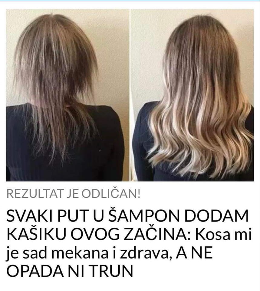 POGLEDAJTE KOJI ZAČIN ĆE VAM SPRIJEČITI OPADANJE KOSE