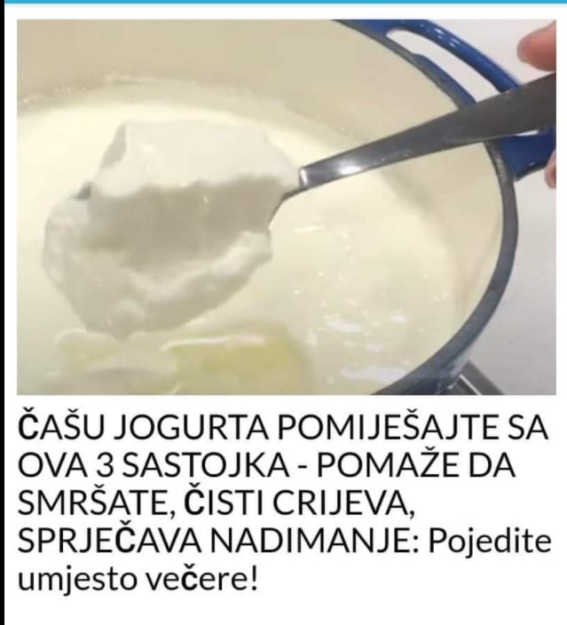 POGLEDAJTE SUPER RECEPT ZA GUBITAK KILOGRAMA I ČIŠĆENJE CRIJEVA