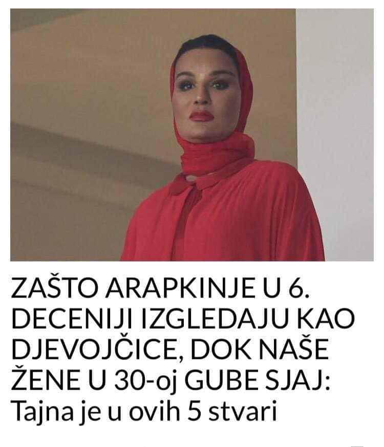 POGLEDAJT ZAŠTO ARAPKINJE U 6. DECENIJI IZGLEDAJU KAO DJEVOJČICE