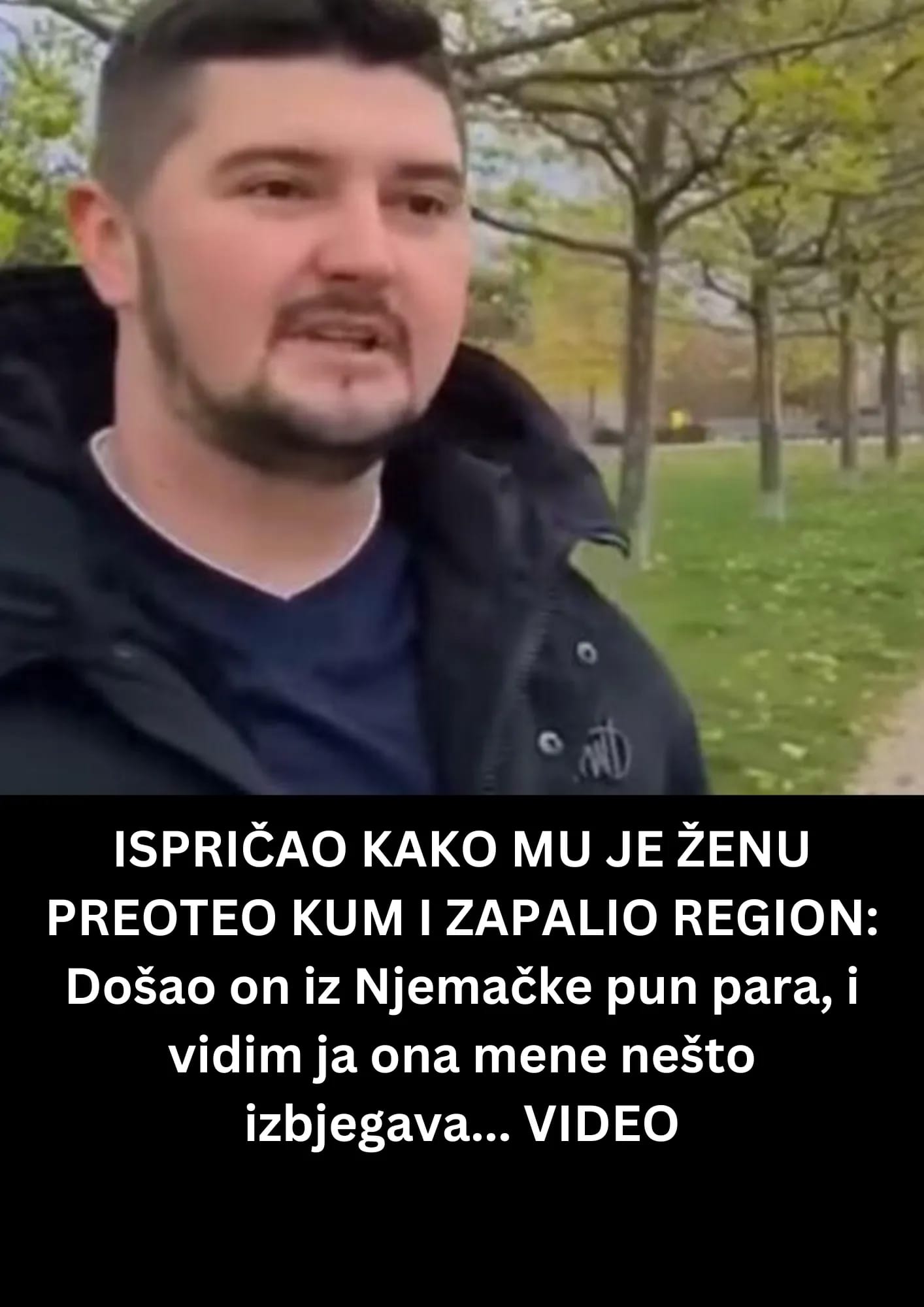 ISTINIT DOGAĐAJ,KAKO MU JE KUM PREOTEO ŽENU