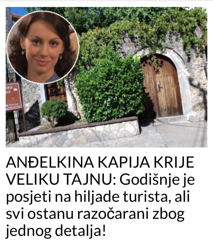 POGLEDAJTE KOJU TAJNU KROJE ANDJELKINA KAPIJA !