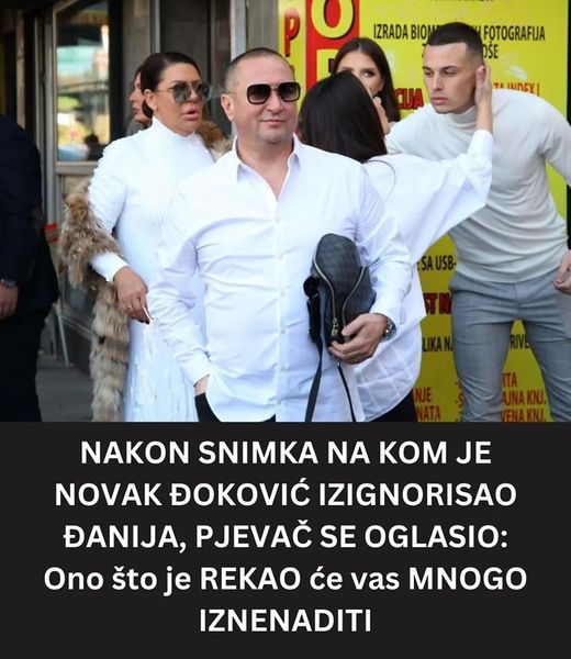 DJANI SE OGLASIO NAKON IGNORISANJA NOVAKA DJOKOVICA!