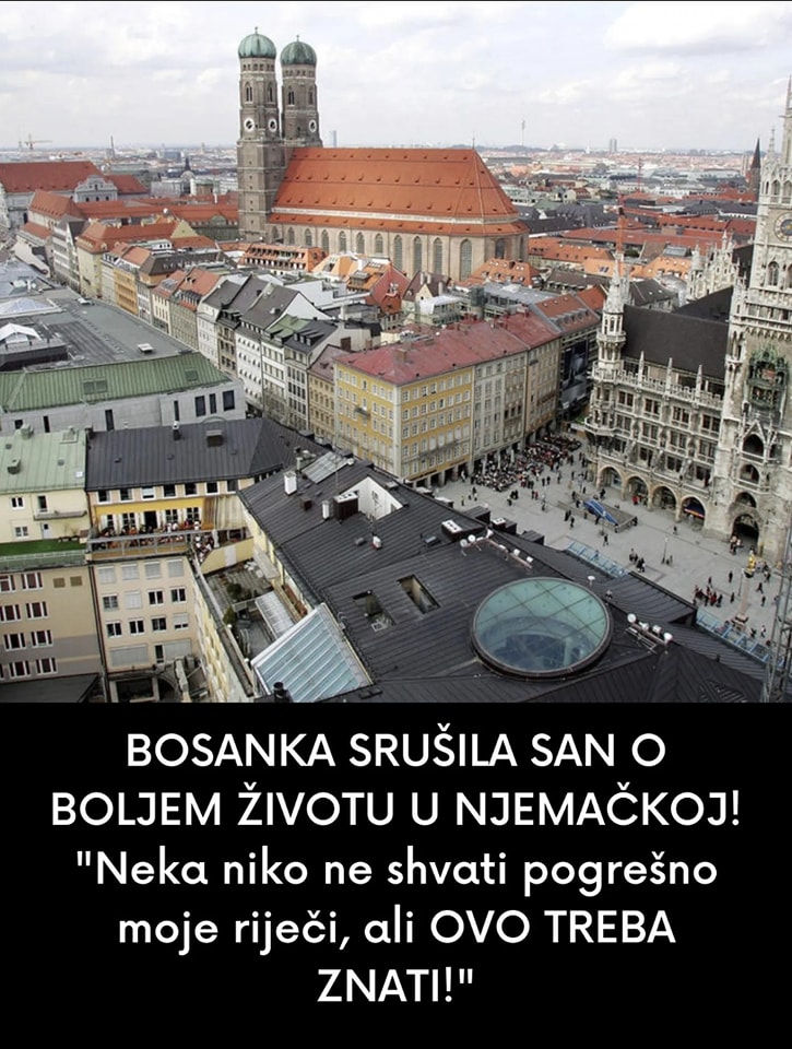 POGLEDAJTE KAKO JE  BOSANKA SRUŠILA SAN O BOLJEM ŽIVOTU U NJEMAČKOJ!