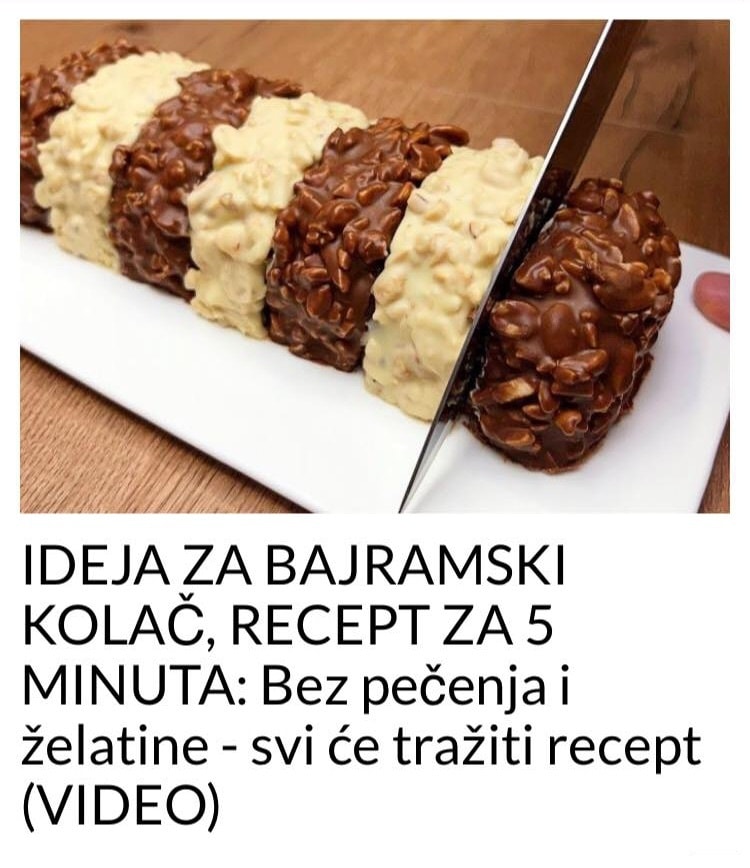 POGLEDAJTE NAJBOLJI RECEPT ZA BAJRAMSKI KOLAČ