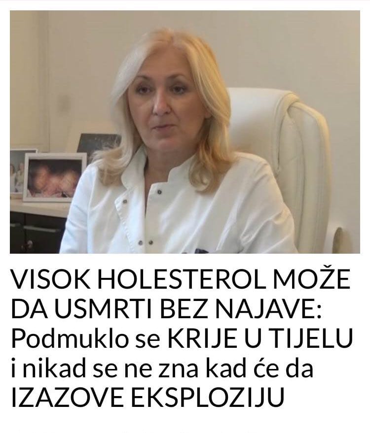 POGLEDAJTE KAKO HOLESTEROL MOŽE DA VAS USMRTI BEZ NAJAVE!