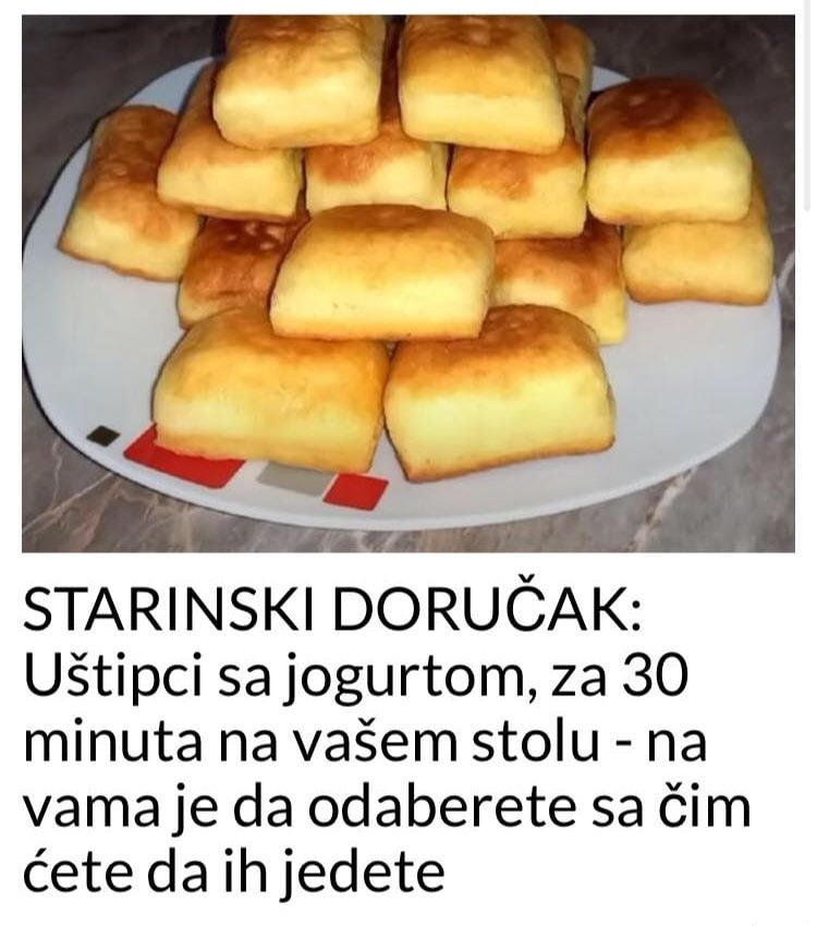 POGLEDAJTE NAJBOLJI RECEPT ZA UŠTIPKE, PREMEKANI A BRZO GOTOVI