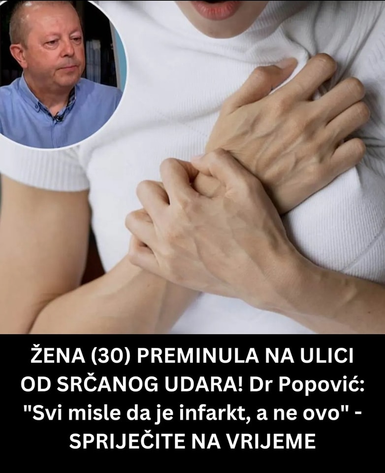 DR. POPOVIĆ OTKRIVA KAKO DA NA VRIJEME SPRIJEČITA SRČANI I MOŽDANI UDAR