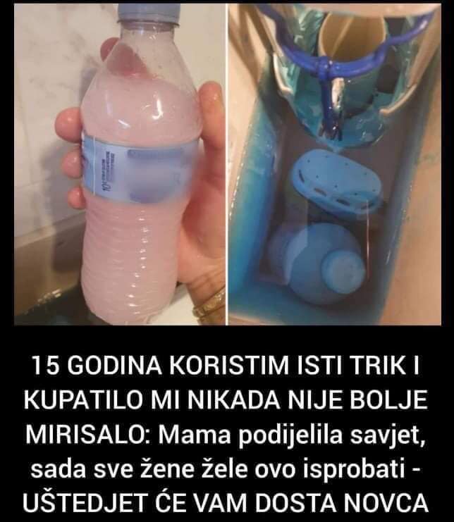 15 GODINA KORISTIM ISTI TRIK I KUPATILO MI NIKADA NIJE BOLJE MIRISALO: