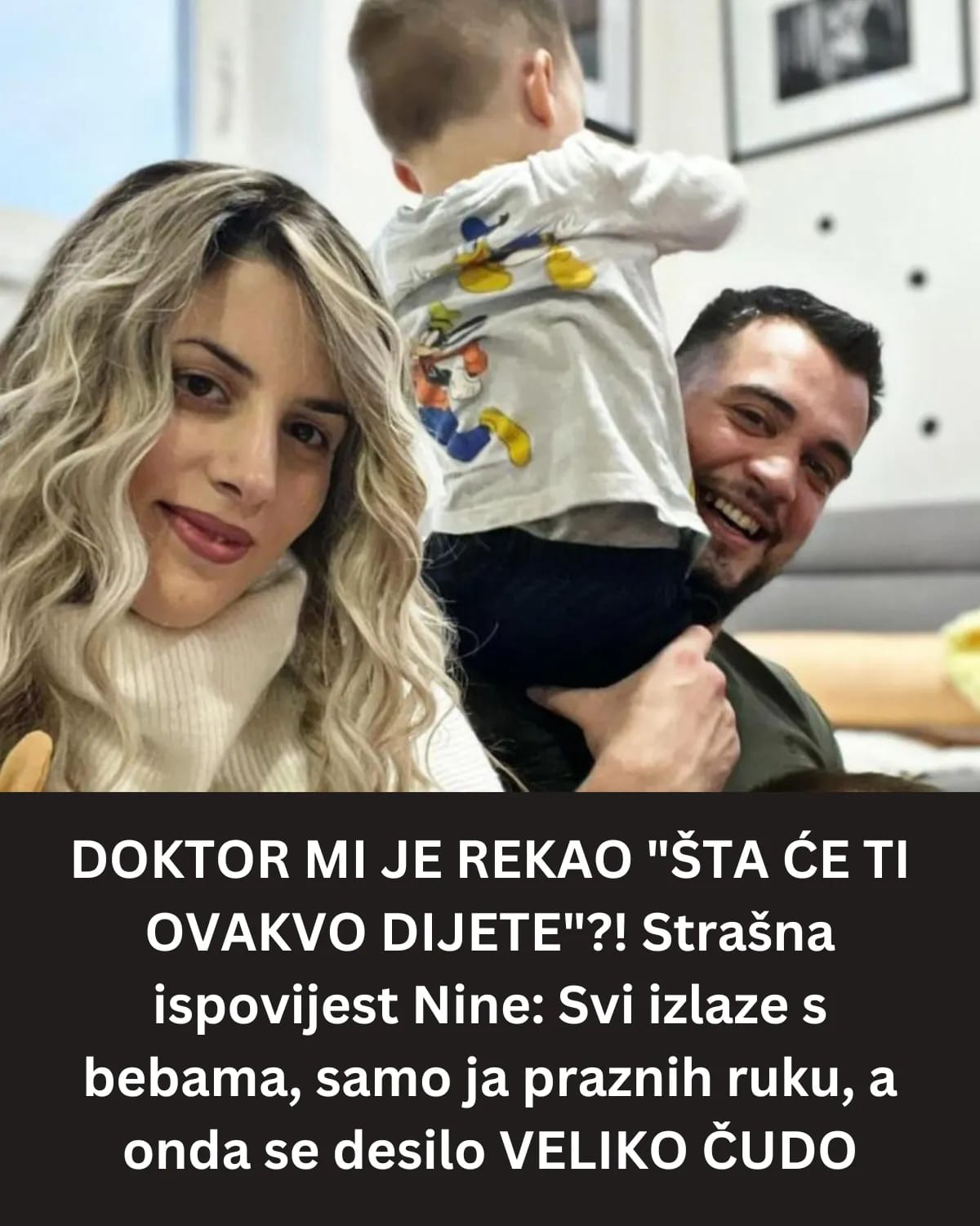 REKLI SU DA NEĆE MOĆI RODITI ZDRAVO DIJETE,POGLEDAJTE ŠTA SE DESILO