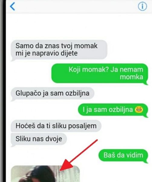 JAVILA MI JE DA JOJ JE MOJ DEČKO NAPRAVIO DIJETE:  Kad mi je poslala sliku, SAMO SAM SE SRUŠILA!