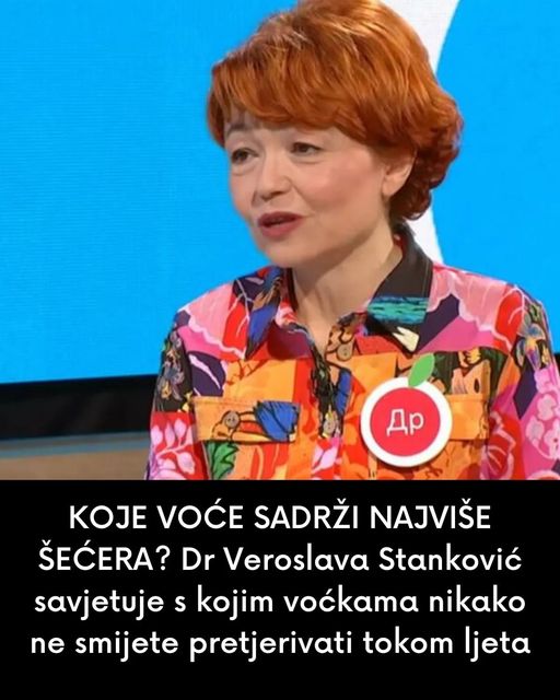 KOJE VOĆE SADRŽI NAJVIŠE ŠEĆERA? Dr Veroslava Stanković savjetuje s kojim voćkama nikako ne smijete pretjerivati tokom ljeta