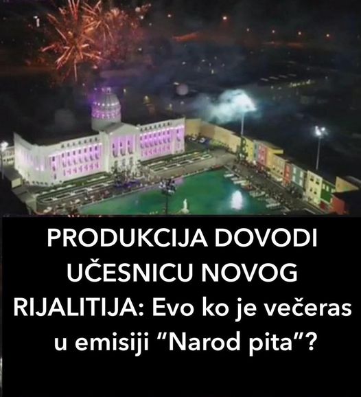 PRODUKCIJA DOVODI UČESNICU NOVOG RIJALITIJA: Evo ko je večeras u emisiji “Narod pita”?