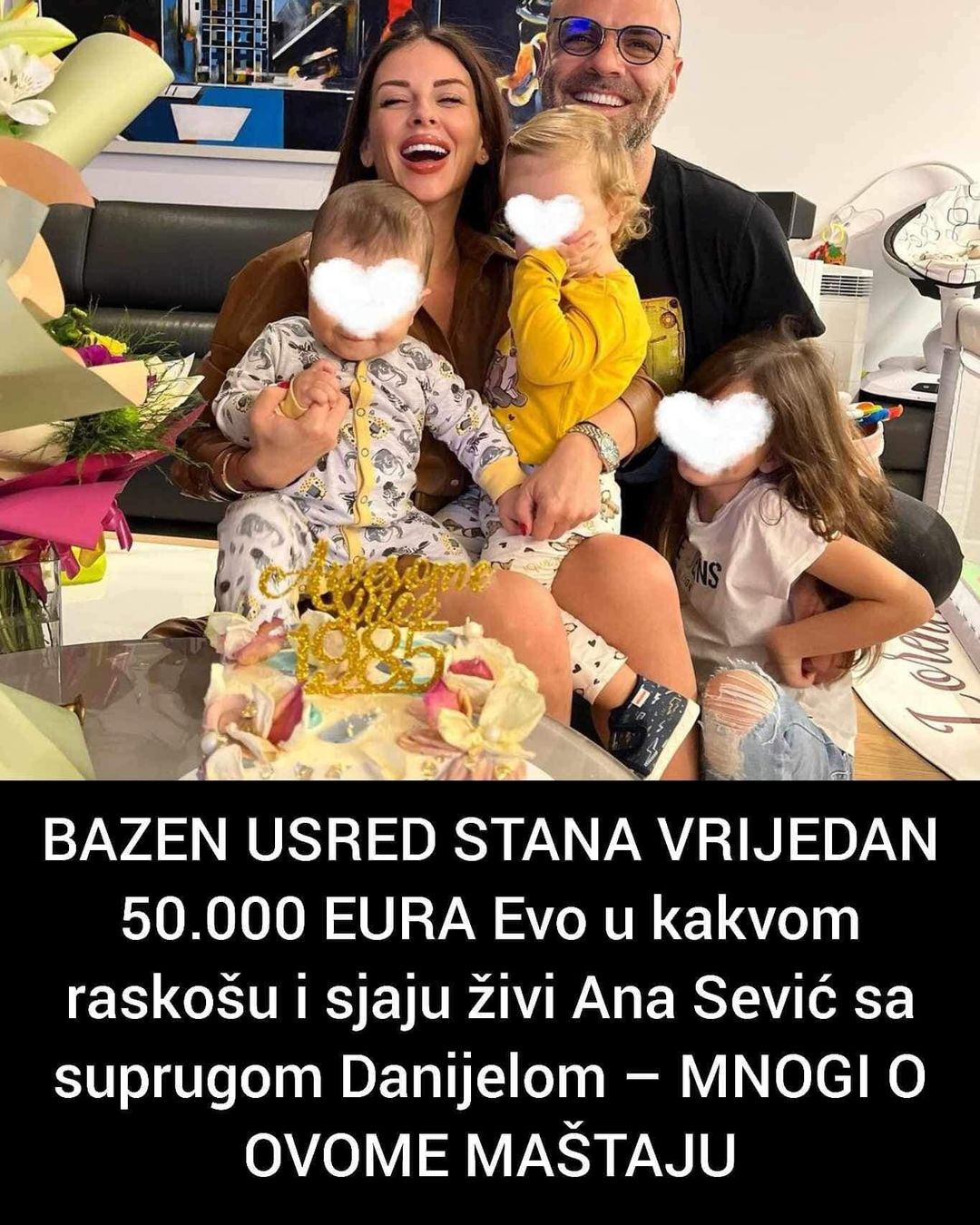 BAZEN USRED STANA VRIJEDAN 50.000 EURA Evo u kakvom raskošu i sjaju živi Ana Sević sa suprugom Danijelom – MNOGI O OVOME MAŠTAJU