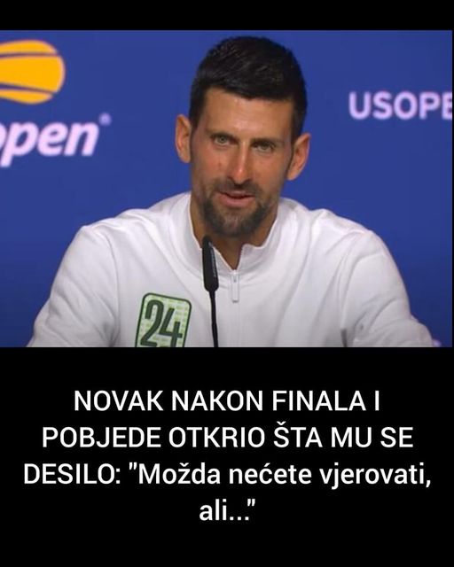 NOVAK NAKON FINALA I POBJEDE OTKRIO ŠTA MU SE DESILO: “Možda nećete vjerovati, ali…”