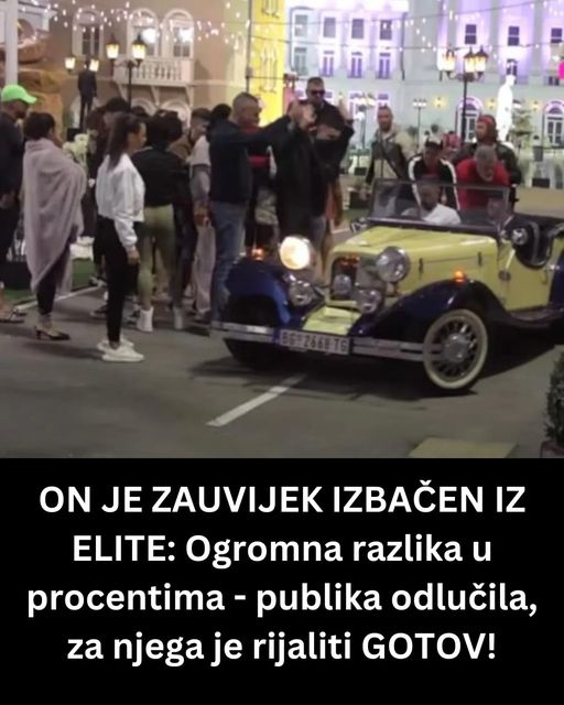 ON JE ZAUVIJEK IZBAČEN IZ ELITE: Ogromna razlika u procentima – publika odlučila, za njega je rijaliti GOTOV!