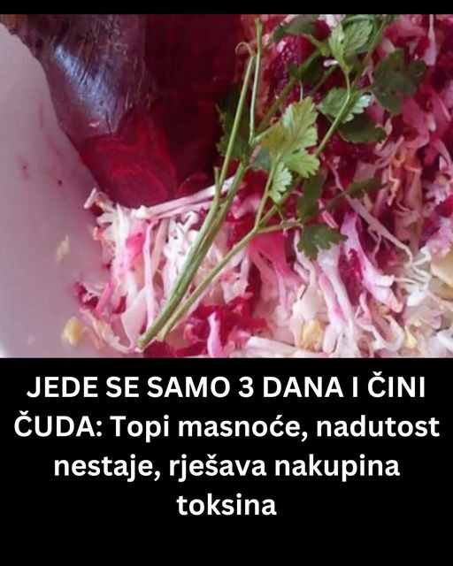 JEDE SE SAMO 3 DANA I ČINI ČUDA: Topi masnoće, nadutost nestaje, rješava nakupina toksina