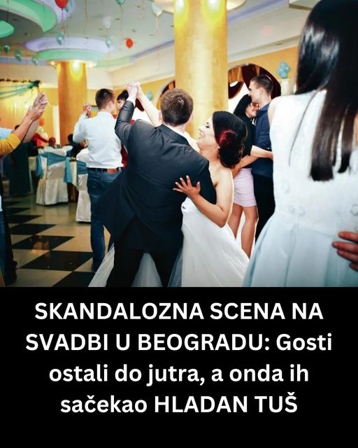 SKANDALOZNA SCENA NA SVADBI U BEOGRADU: Gosti ostali do jutra, a onda ih sačekao HLADAN TUŠ