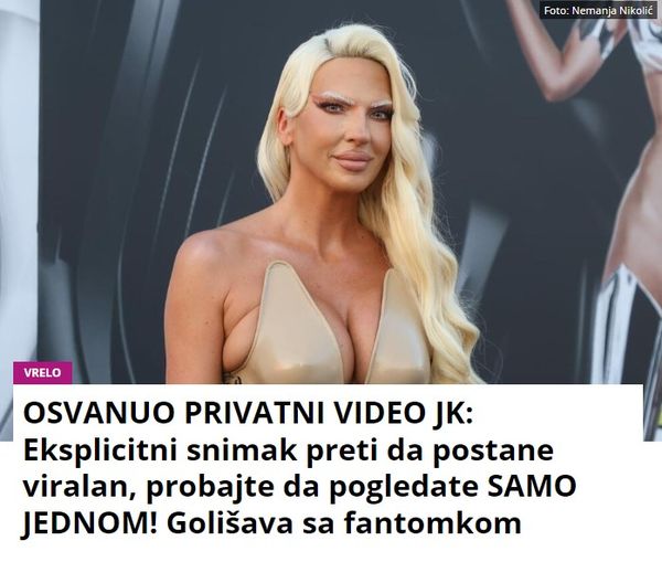 OSVANUO PRIVATNI VIDEO JK: Eksplicitni snimak preti da postane viralan, probajte da pogledate SAMO JEDNOM! Golišava sa fantomkom