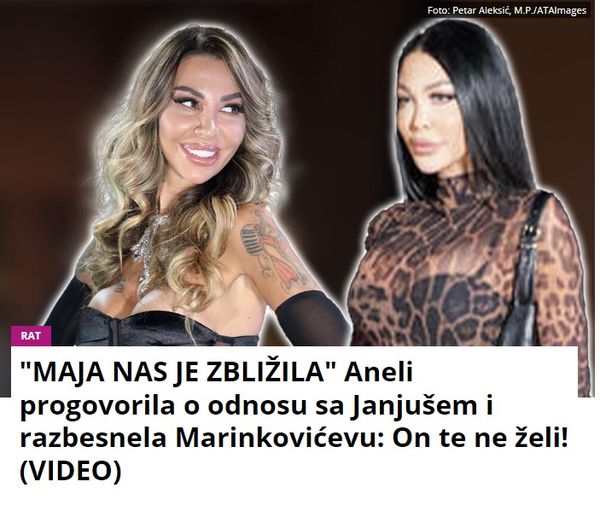 “MAJA NAS JE ZBLIŽILA” Aneli progovorila o odnosu sa Janjušem i razbesnela Marinkovićevu: On te ne želi! (VIDEO)