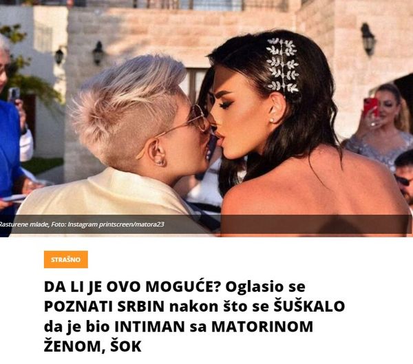 DA LI JE OVO MOGUĆE? Oglasio se POZNATI SRBIN nakon što se ŠUŠKALO da je bio INTIMAN sa MATORINOM ŽENOM, ŠOK