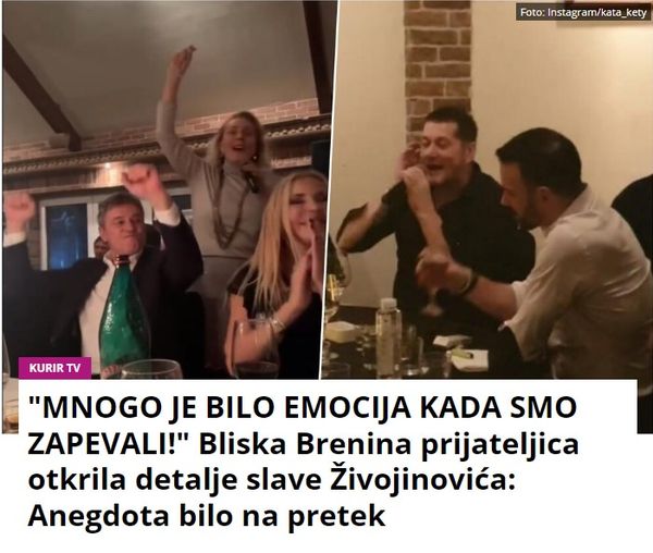 “MNOGO JE BILO EMOCIJA KADA SMO ZAPEVALI!” Bliska Brenina prijateljica otkrila detalje slave Živojinovića: Anegdota bilo na pretek