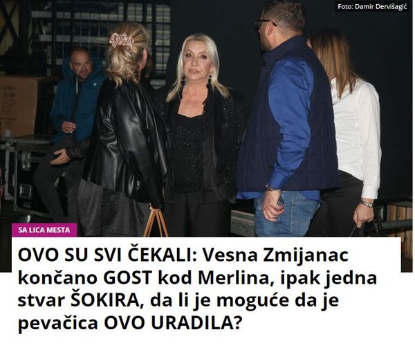 OVO SU SVI ČEKALI: Vesna Zmijanac konačno GOST kod Merlina, evo i sa kim! (VIDEO)