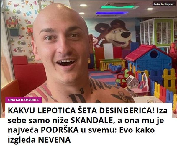 KAKVU LEPOTICA ŠETA DESINGERICA! Iza sebe samo niže SKANDALE, a ona mu je najveća PODRŠKA u svemu: Evo kako izgleda NEVENA