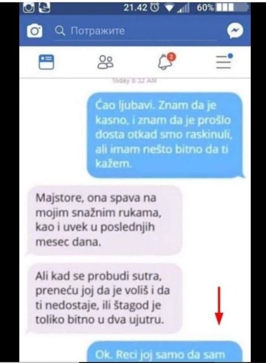 U ŠOKU SAM, MOJOJ ŽENI SE SINOĆ JAVIO NJEN BIVŠI MOMAK.Druga njegova poruka me totalno uništila, MISLITE DA JE OVO ZAISTA MOGUĆE?