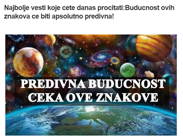 Najbolje vesti koje cete danas procitati:Buducnost ovih znakova ce biti apsolutno predivna!