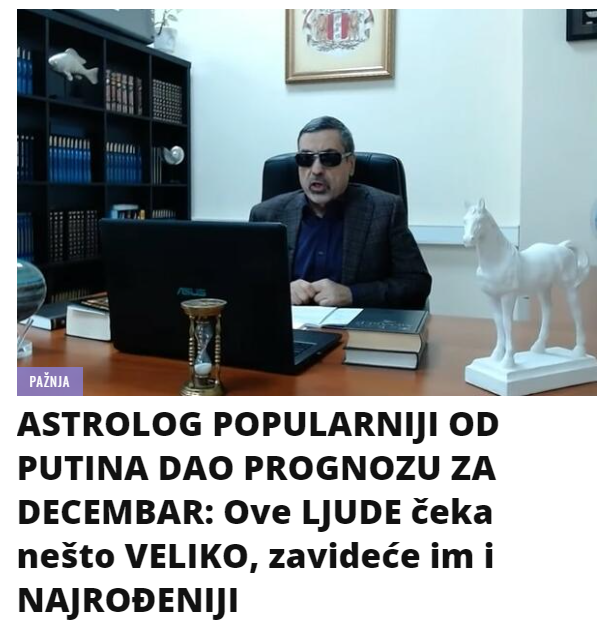 ASTROLOG POPULARNIJI OD PUTINA DAO PROGNOZU ZA DECEMBAR: Ove LJUDE čeka nešto VELIKO, zavideće im i NAJROĐENIJI