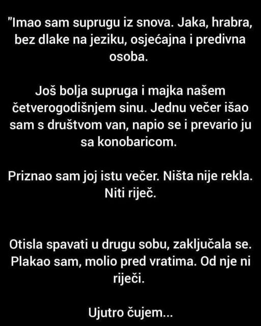 ŽIVOTNA PRIČA: “Moja žena je bila žena iz snova”